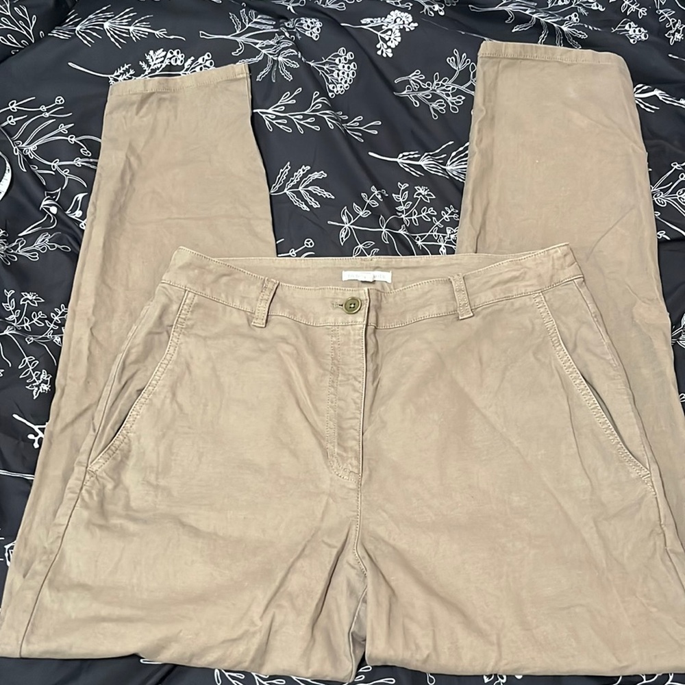 Eileen Fisher hemp and cotton pants.